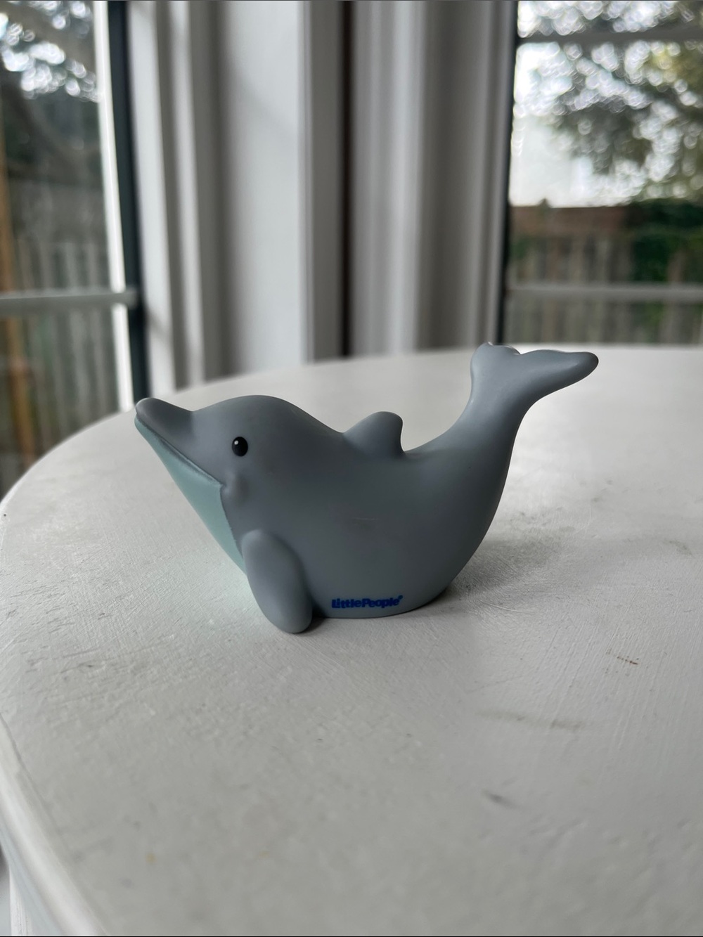 Soft Gray Dolphin Accent Figurine